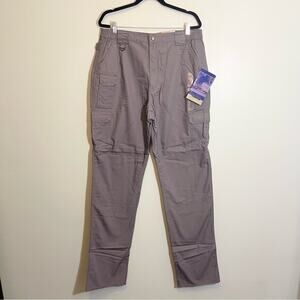 5.11 Tactical Men's Gray Multi Pocket‎ Performance Cargo Pant Size 38 NWT